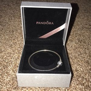 Pandora bracelet with snowflake charm